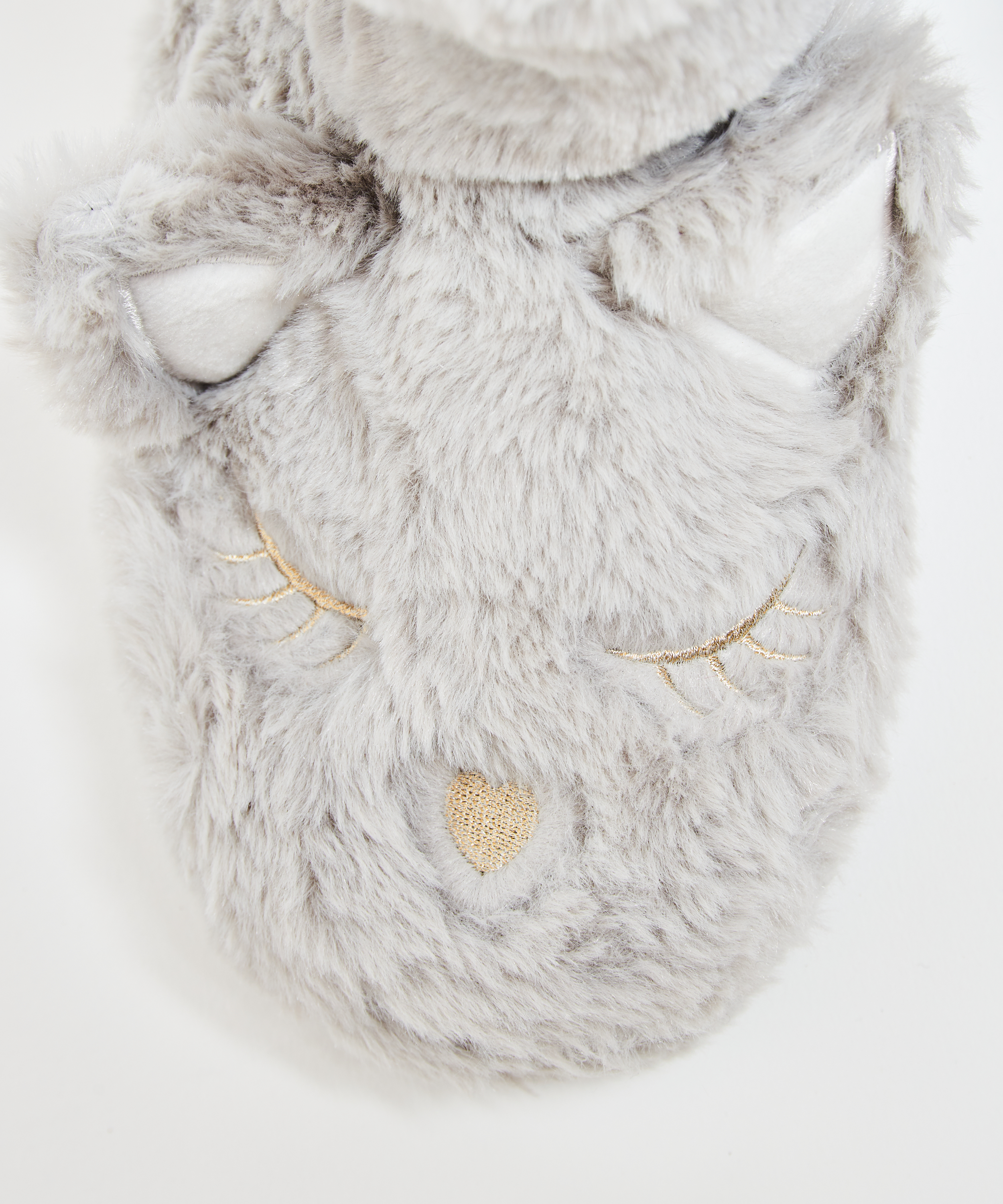 Cat Slippers, Grå, main