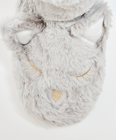 Cat Slippers, Grå