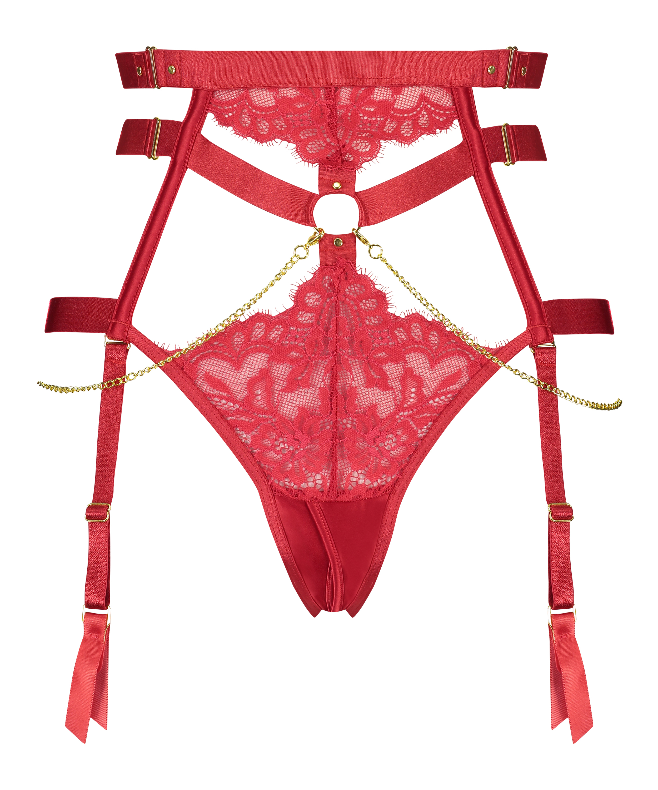 Tenessee g-streng med fransk åpning, Rød, main