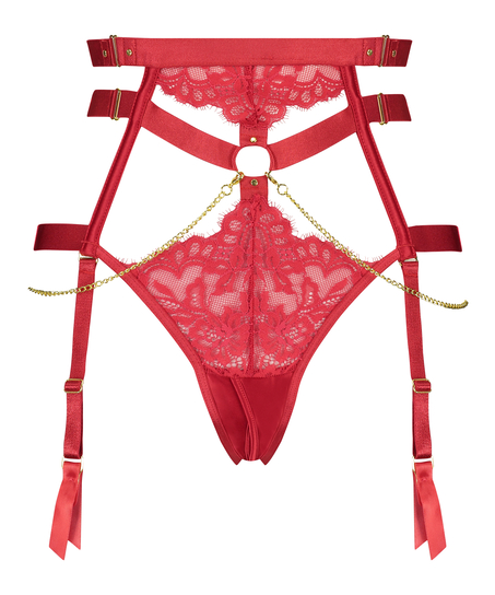 Tenessee g-streng med fransk åpning, Rød