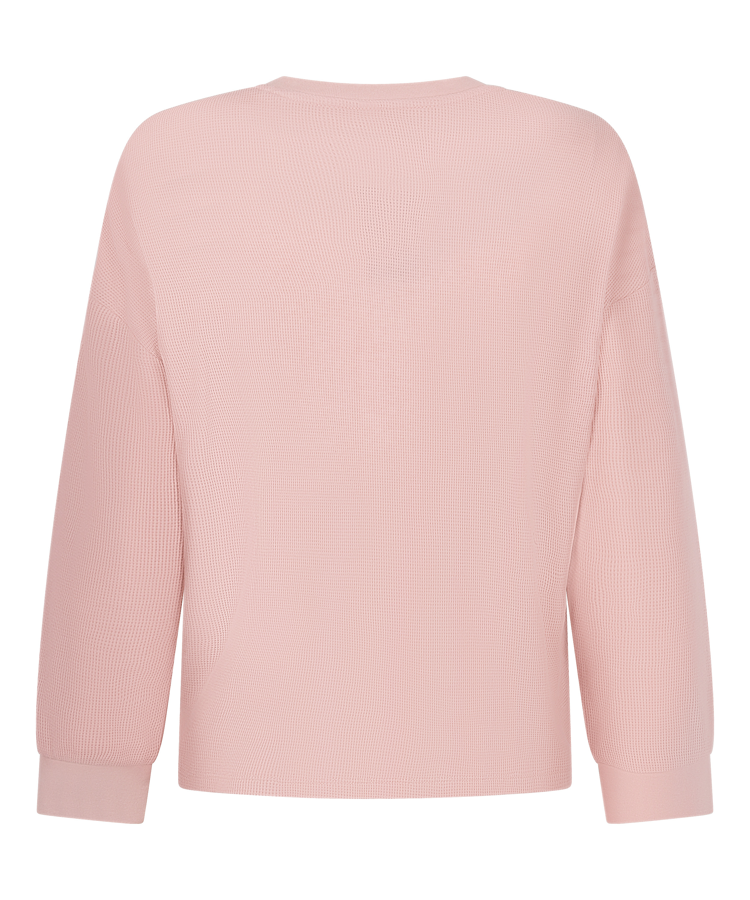 Topp Waffle Henley, Rosa, main
