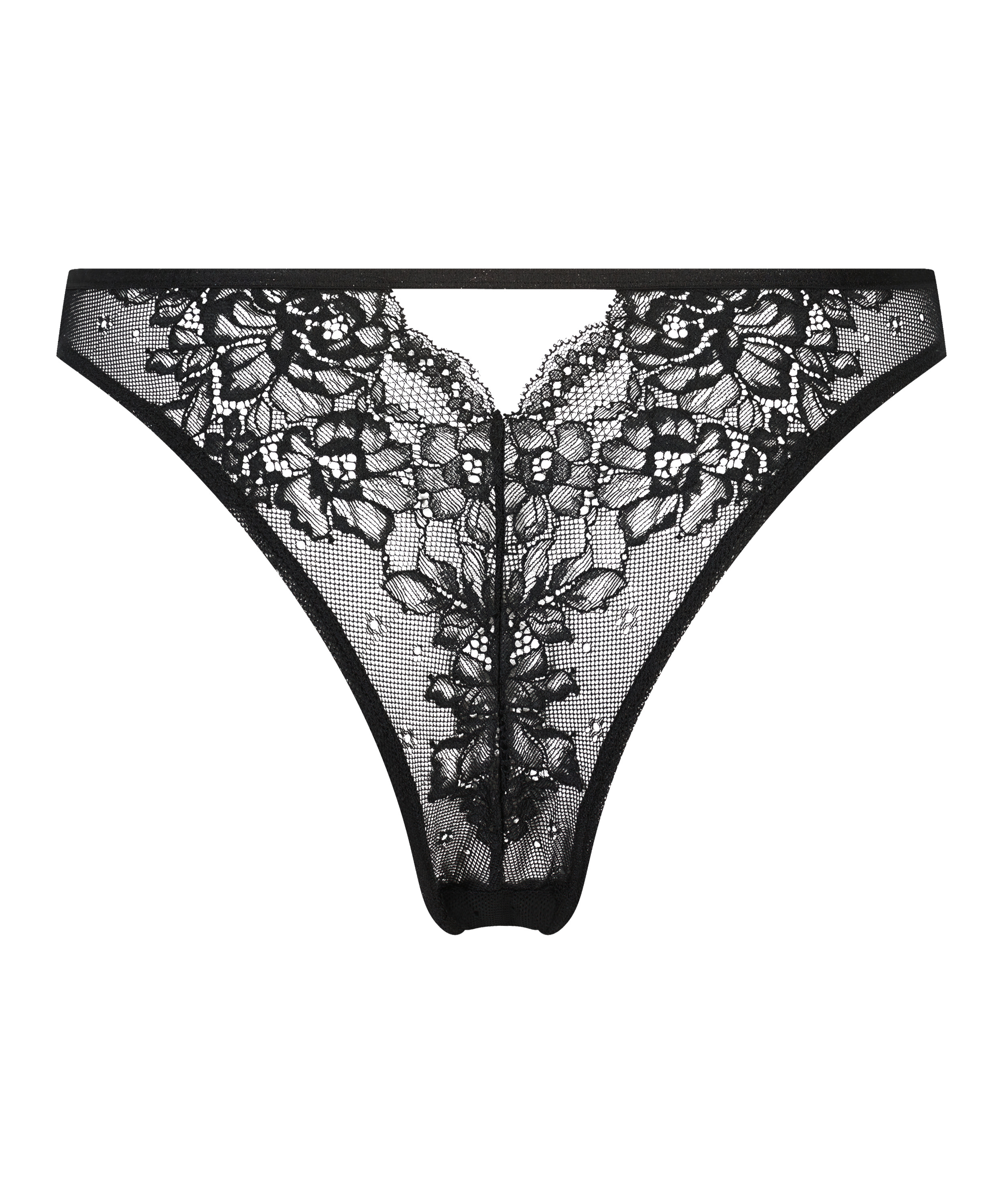Brasiliansk truse med høy skjæring Clara, Svart, main