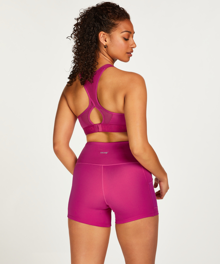 HKMX sports-BH The Crop Logo Level 1, Rosa
