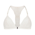 Rose polstret triangle-bralette, Hvit