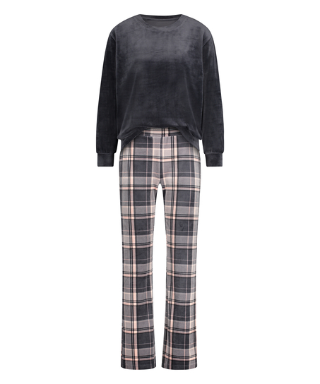 Pyjamassett i fl&oslash;yel, Gr&aring;