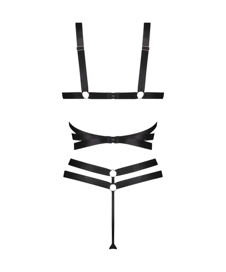 Private Jesse body med &aring;pent skritt, Svart