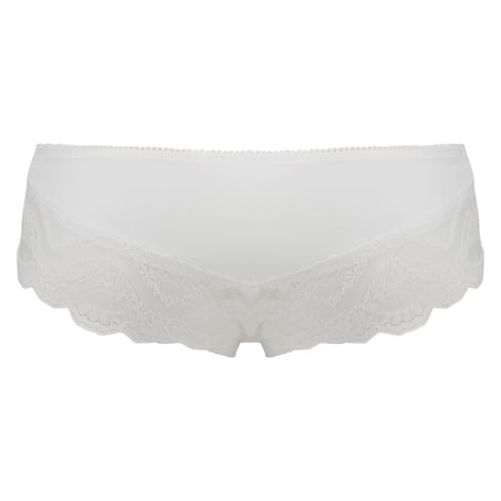 Brasilianske blonder i mikrofiber, Hvit