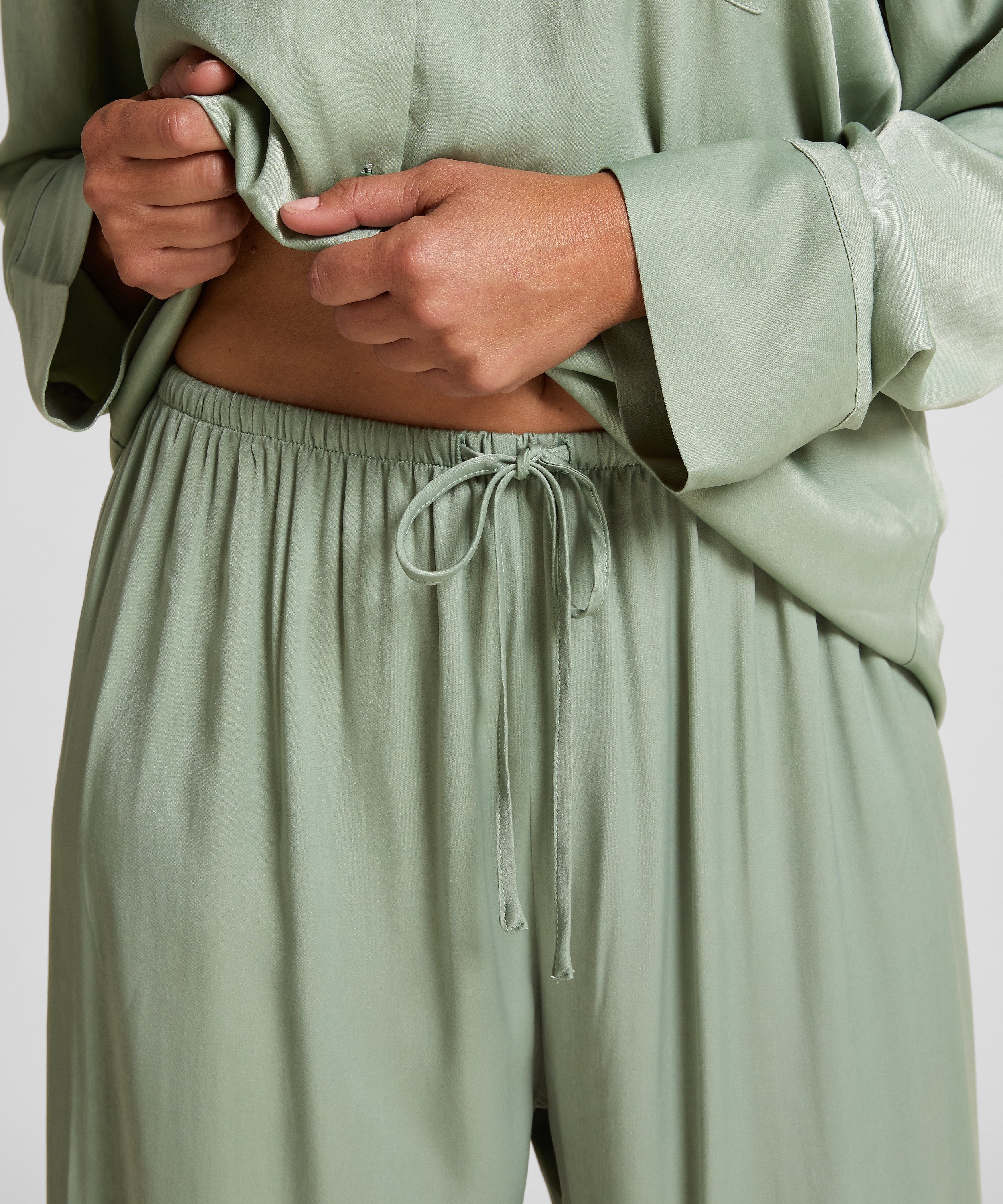 Satengbukser, Gr&oslash;nn, main