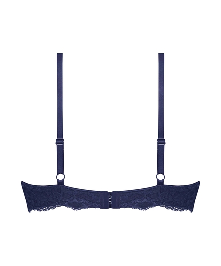 ﻿Vattert bh med bøyle Marine, Blå