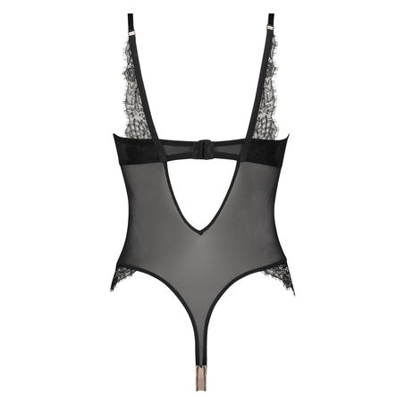 Arianne padded underwired body, Svart