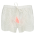 Broderie Anglaise Pyjama Shorts, Hvit