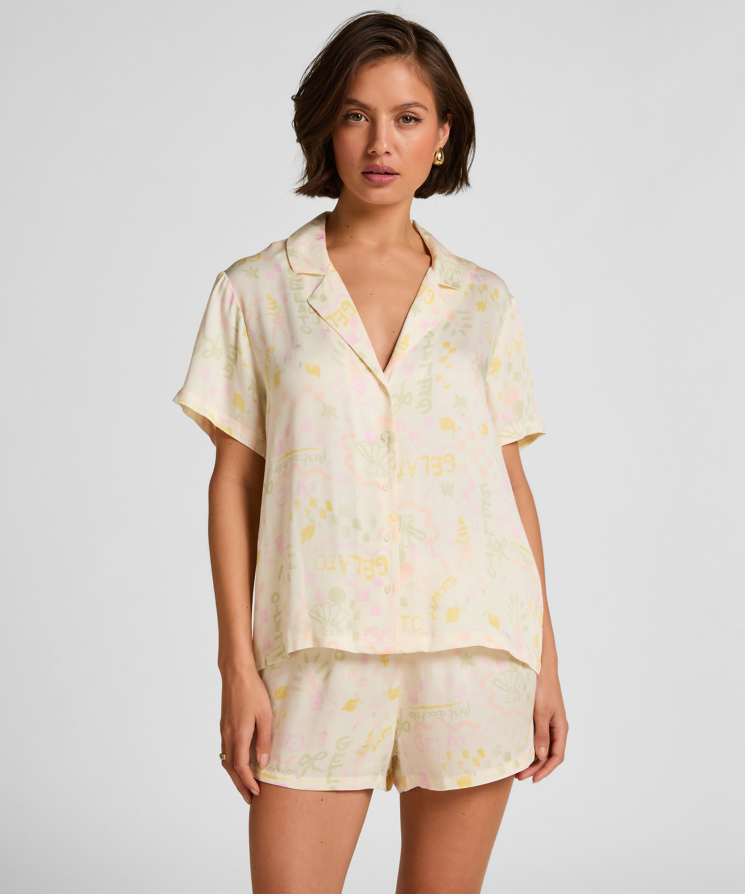 Satengshorts, Hvit Satengshorts, Hvit