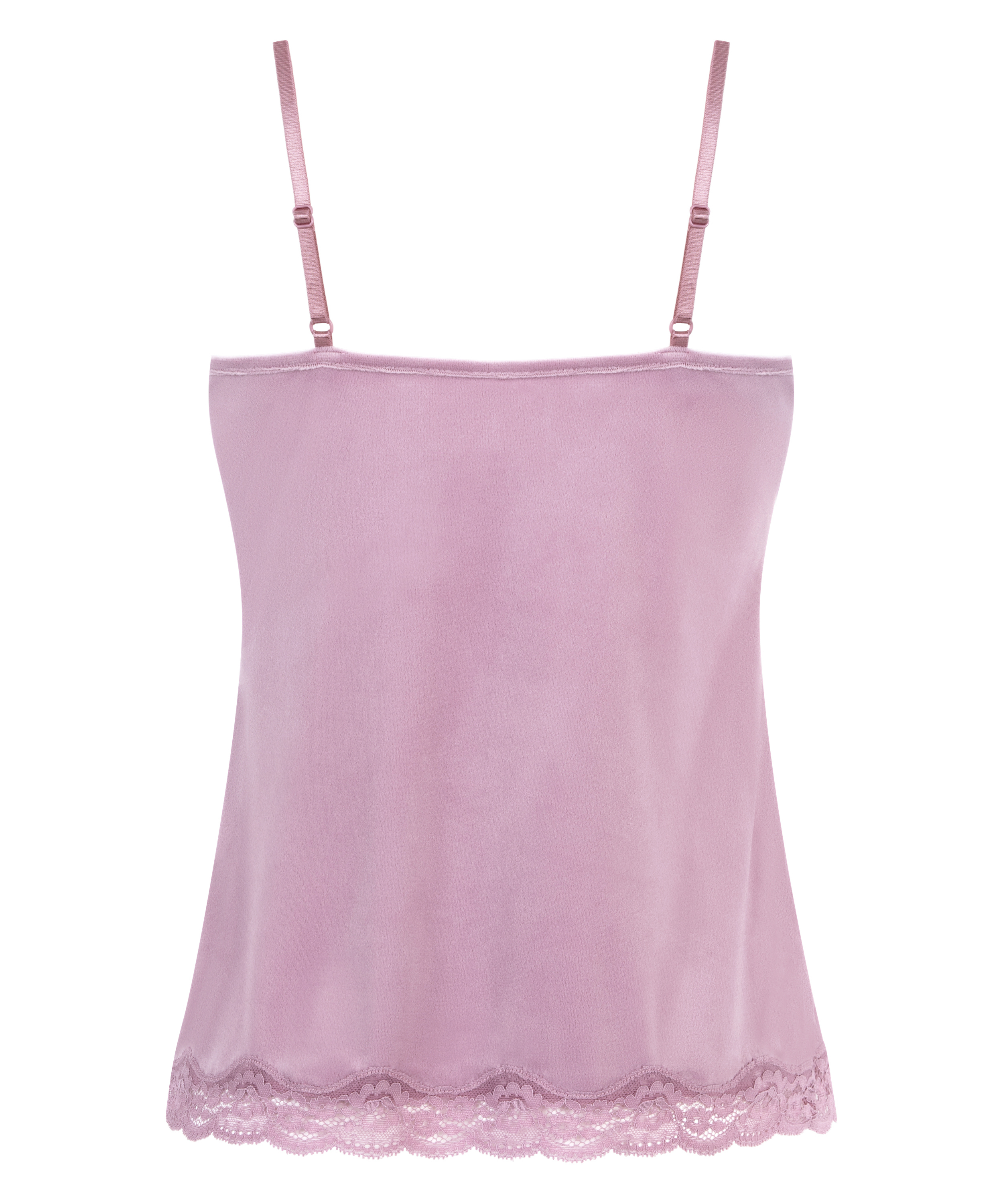 Cami-topp Velours Lace, Lilla, main