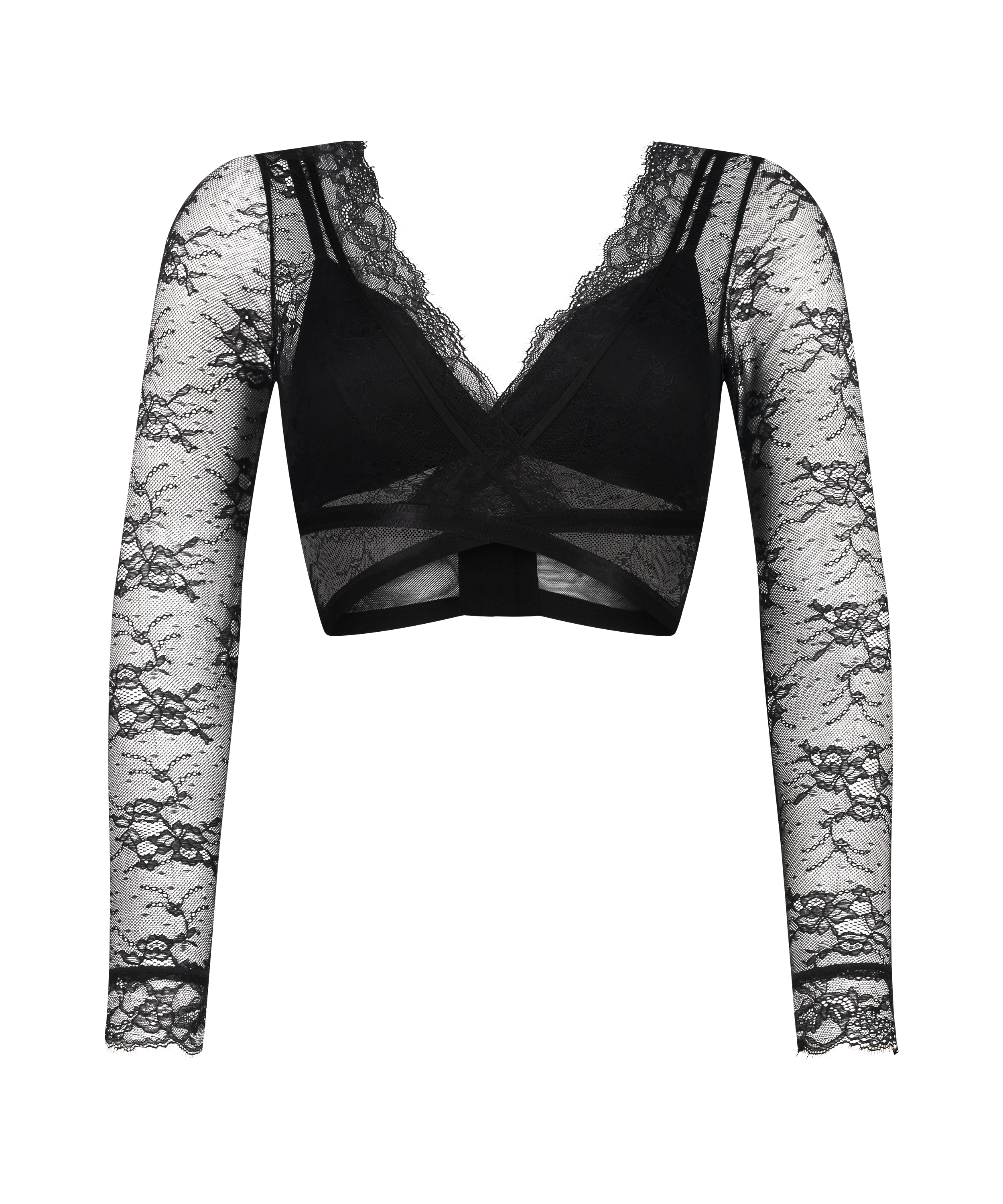 Bralette Molly, Svart, main