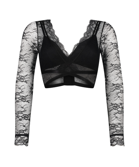 Bralette Molly, Svart