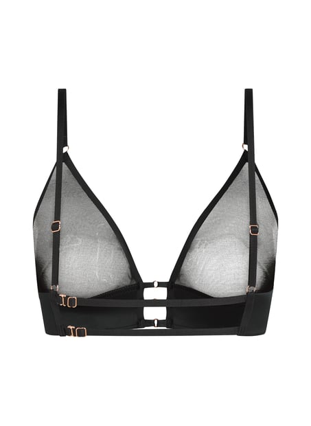 Bralette Mesh Essentials, Svart