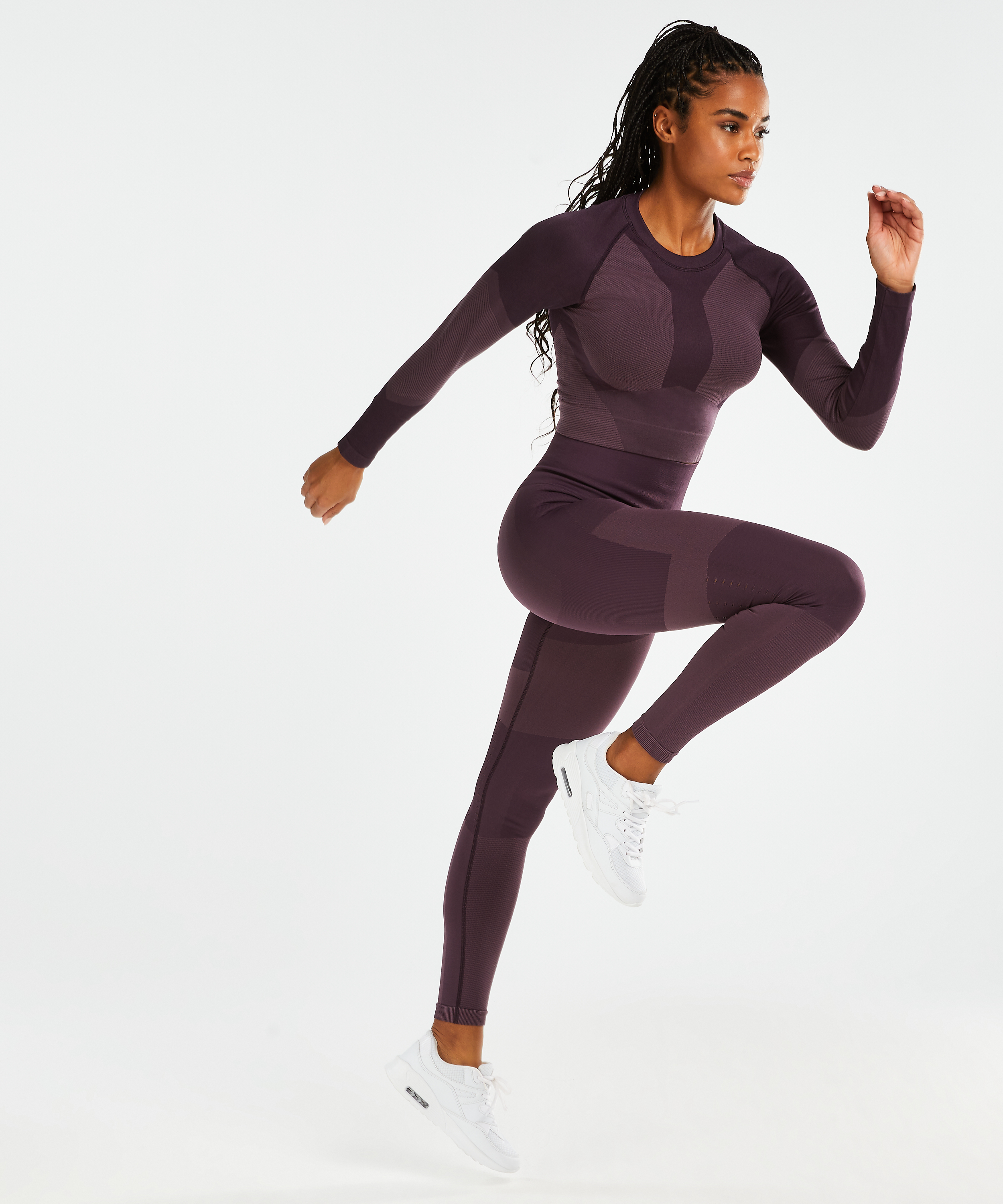 HKMX The Motion Crop-topp, Lilla, main