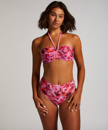 Bikinitopp Floral skål E +, Rosa