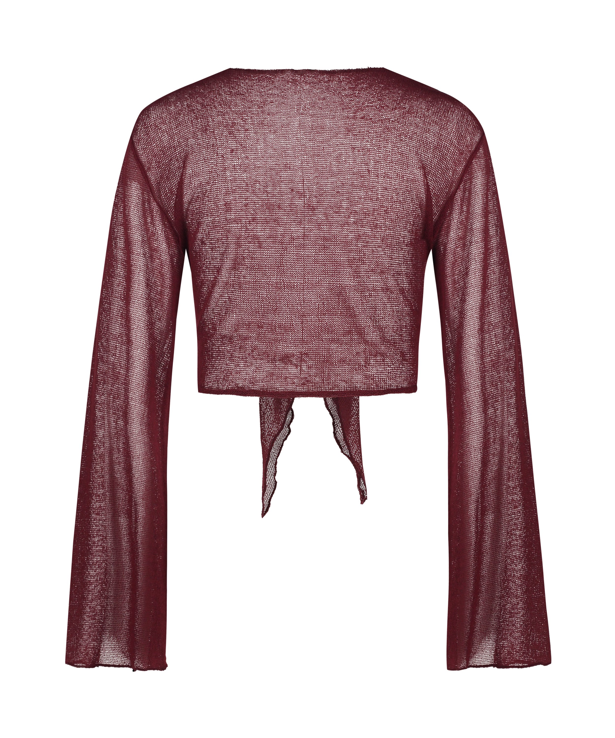 Åpen strandstrikketopp, Rød, main