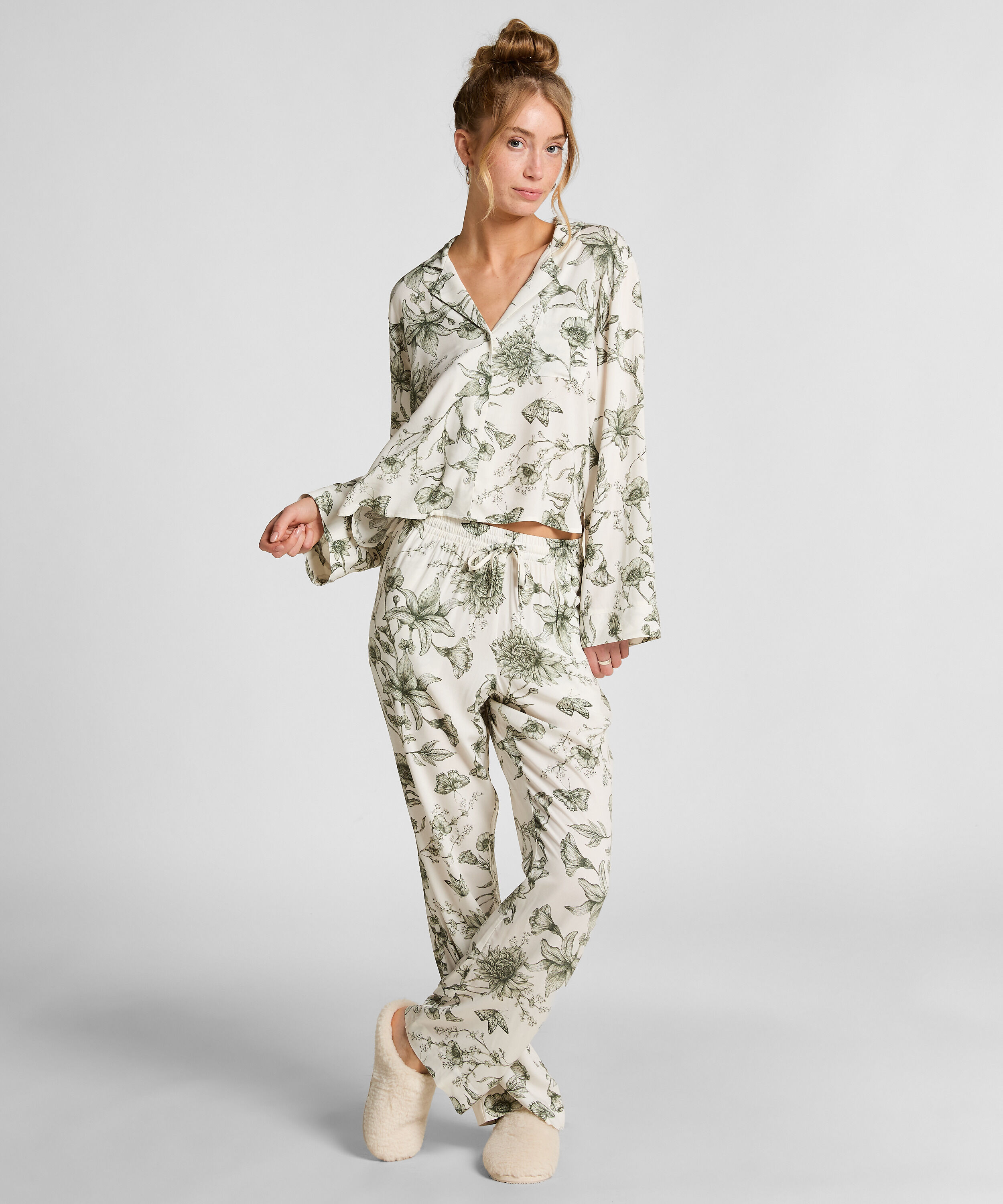 Petite Pyjamabukse Storylover, Hvit Petite Pyjamabukse Storylover, Hvit