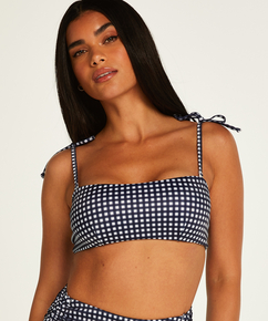Seychelles Bikini Crop Top, Blå