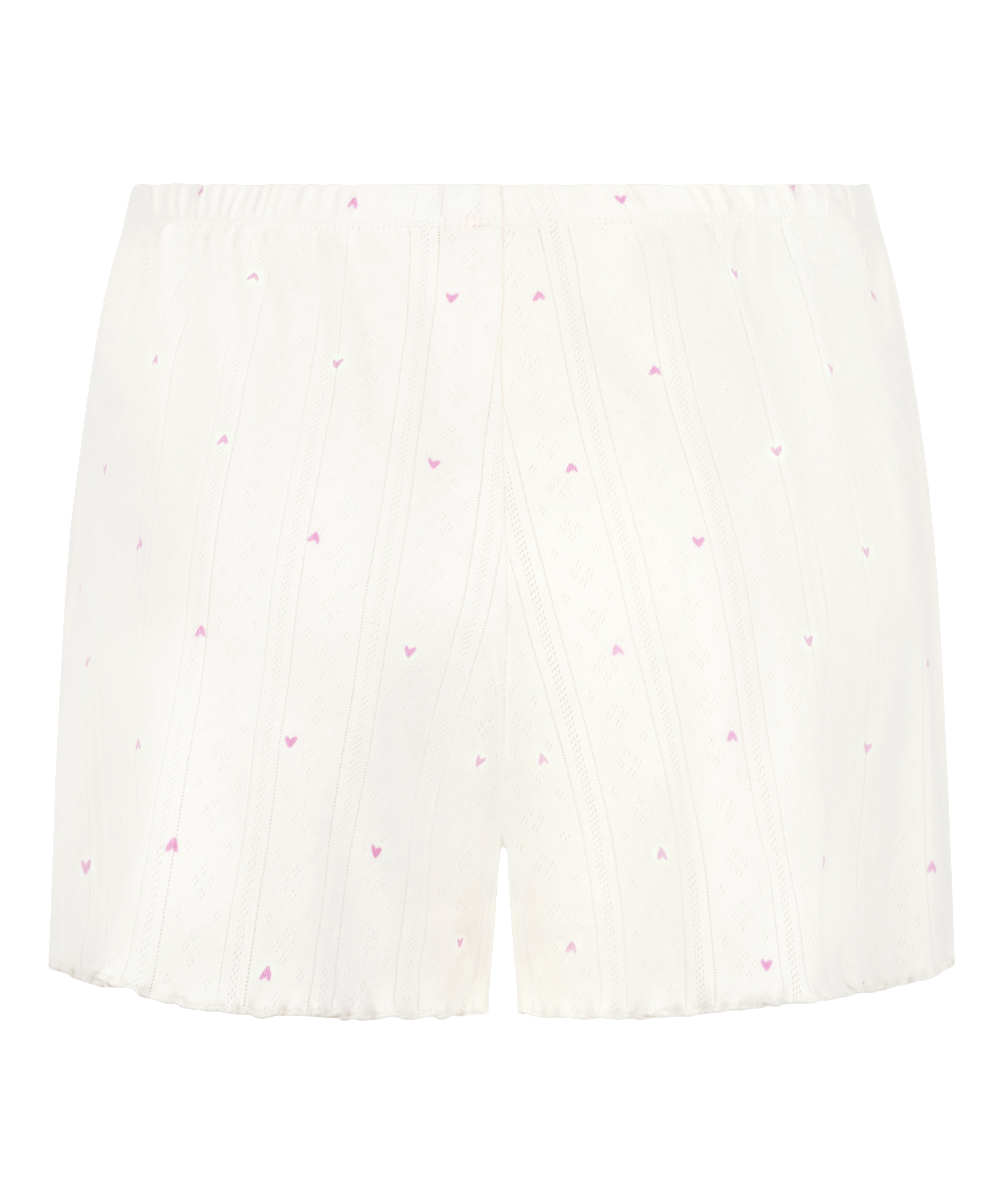 Pointelle Short, Hvit, main