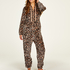 Onesie flanellfleece, Brun