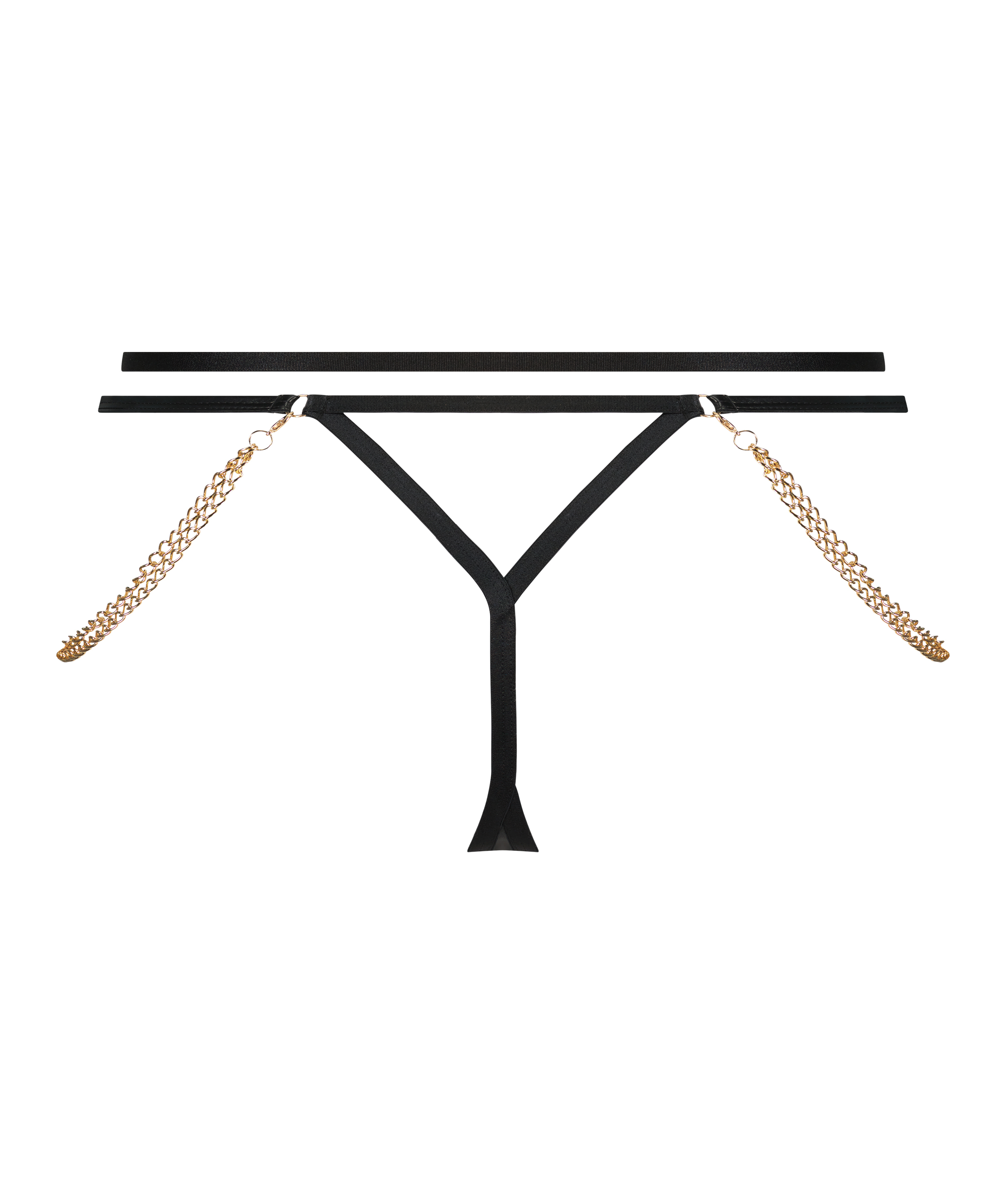 G-streng med høy skjæring Hecate, Svart, main