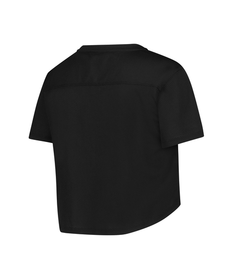 HKMX Crop-topp Mesh, Svart