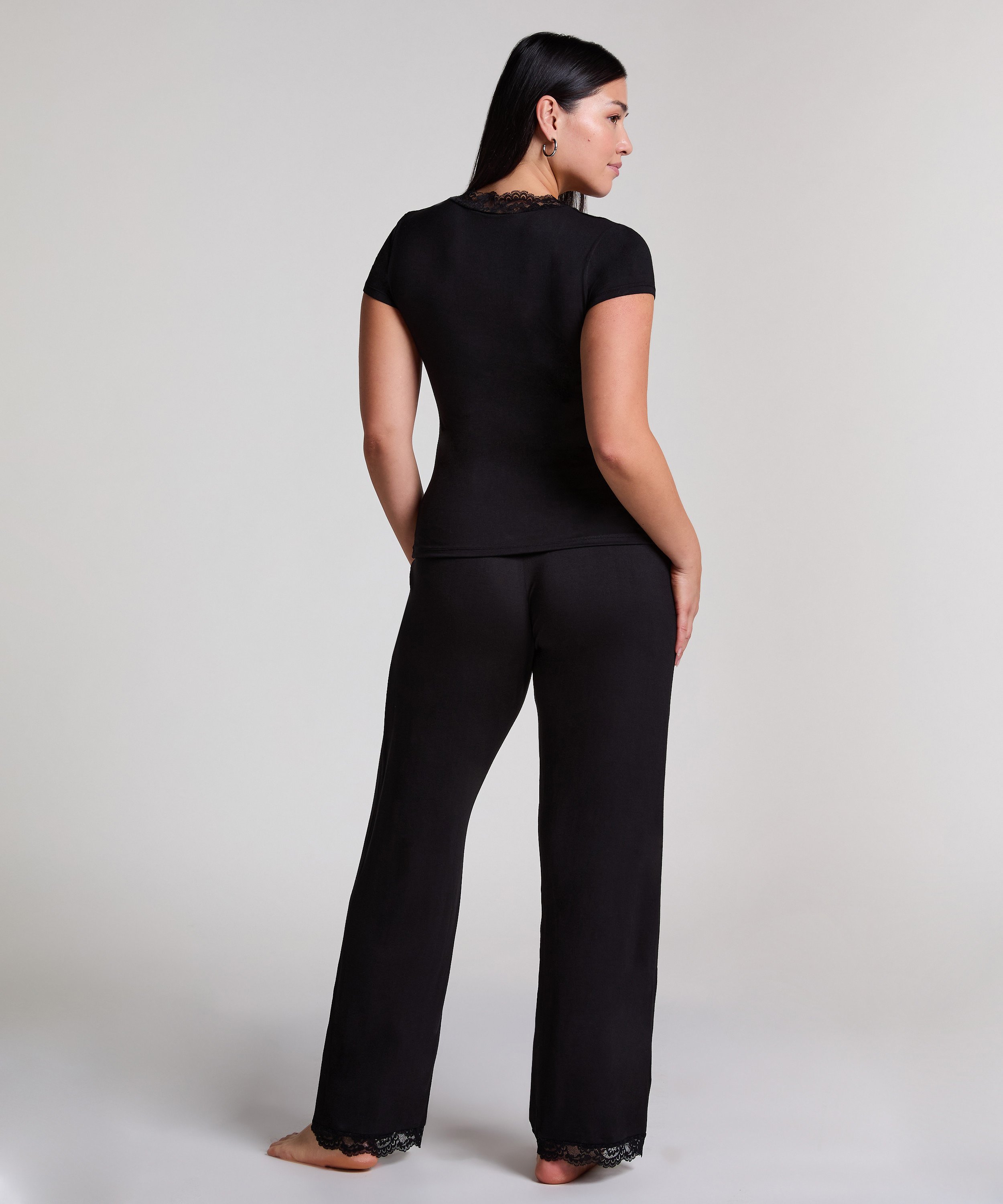 Pyjamasett Nanna, Svart, main