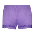 Velvet lace shorts, Lilla