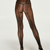 Romantic nett-tights, Svart