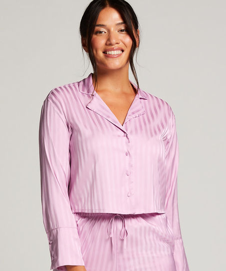 Langermet jakke i sateng, Lilla