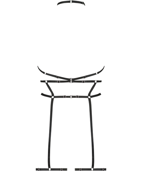 Private Rhinestone-sele, Svart