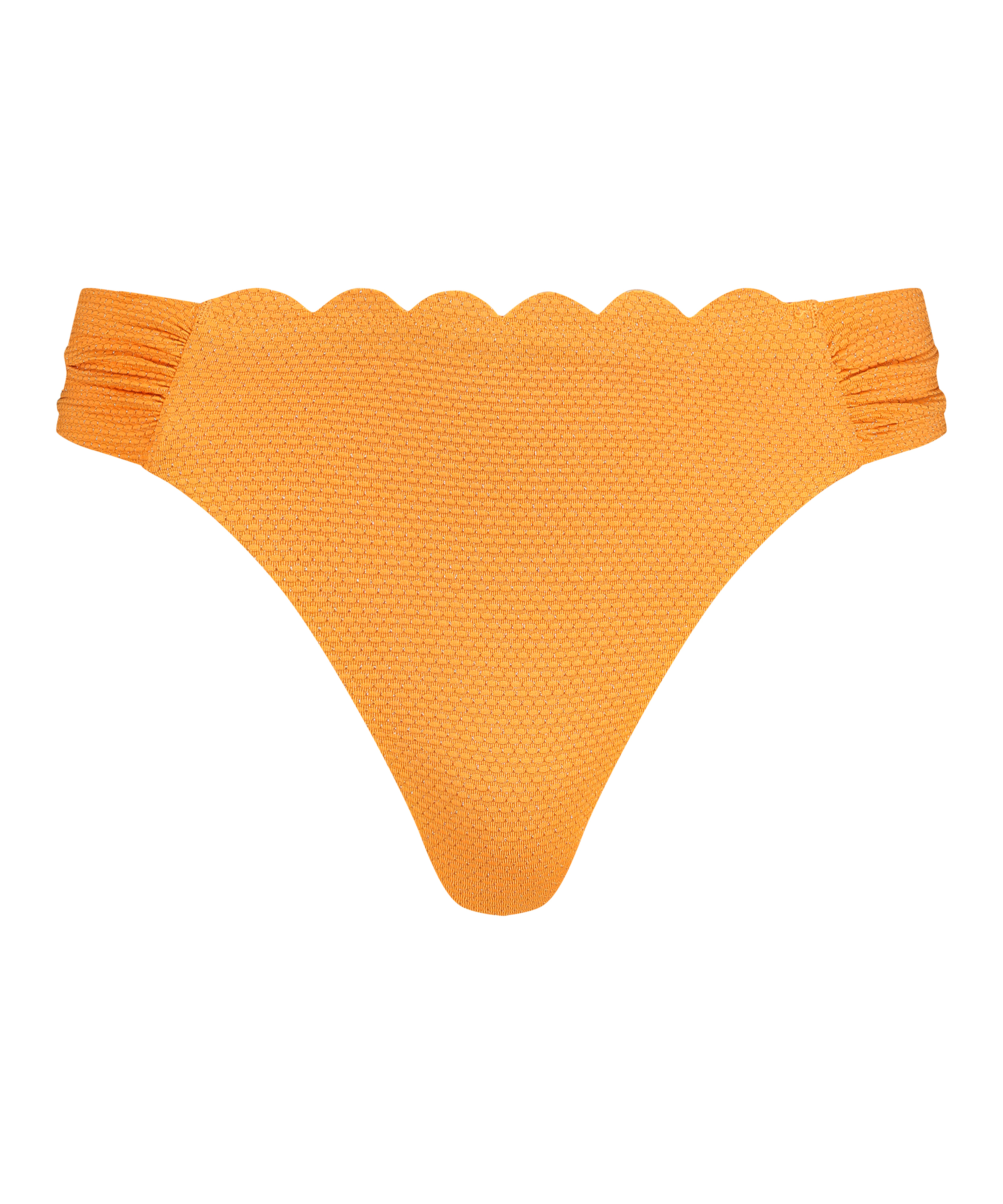 Rio Bikini Underdel Scallop Lurex, Oransje, main