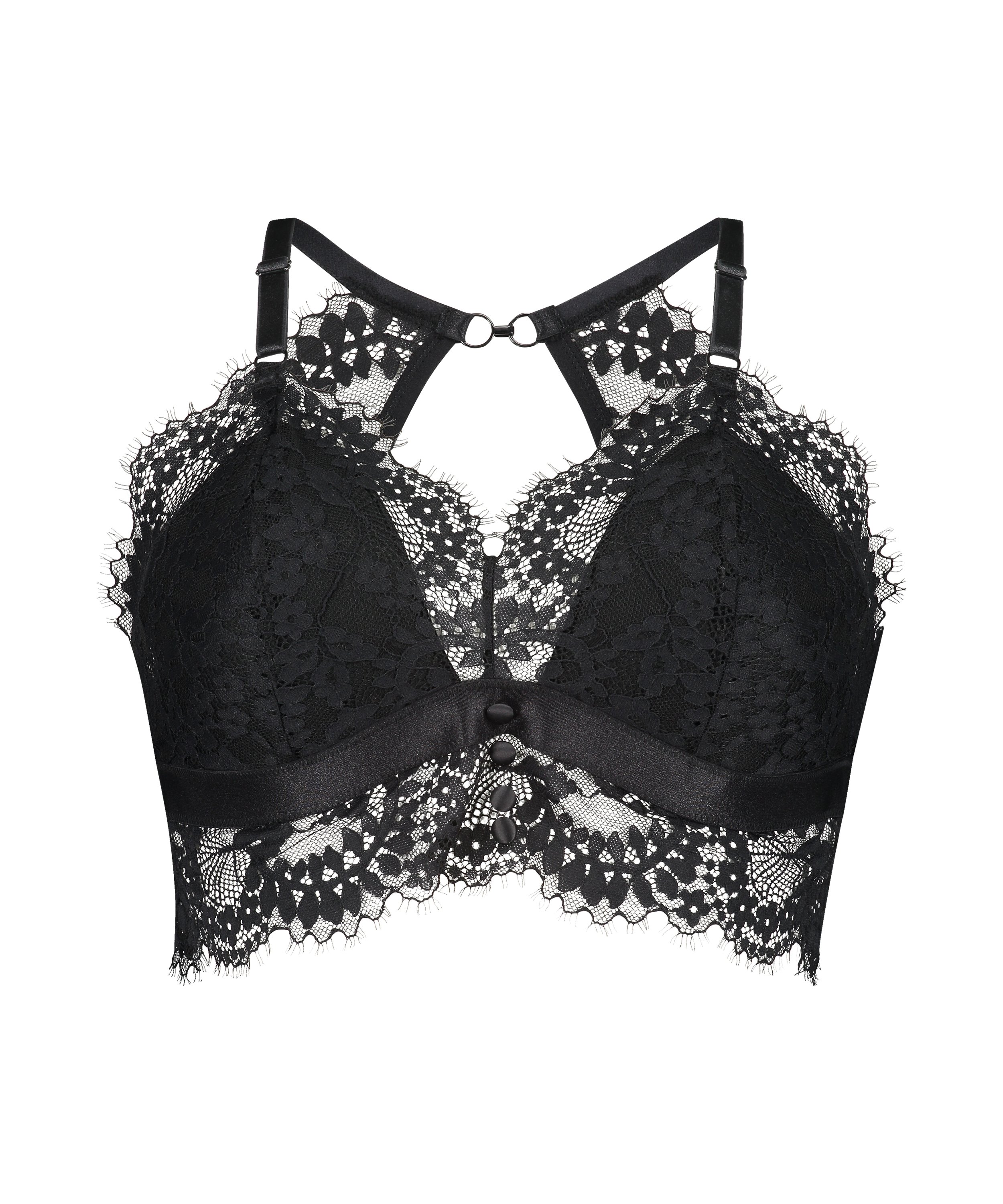 Olivia bralette Curvy, Svart, main