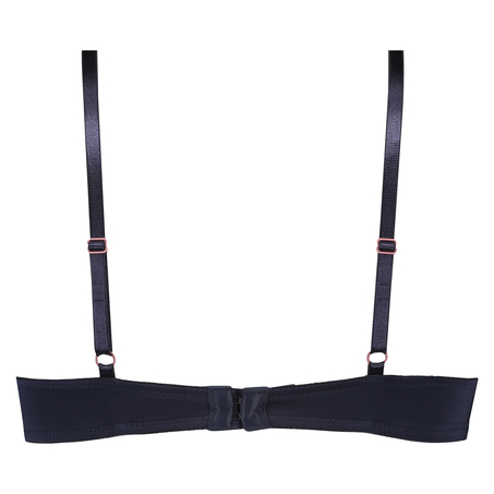 Vattert bh med b&oslash;yle Plunge, Bl&aring;