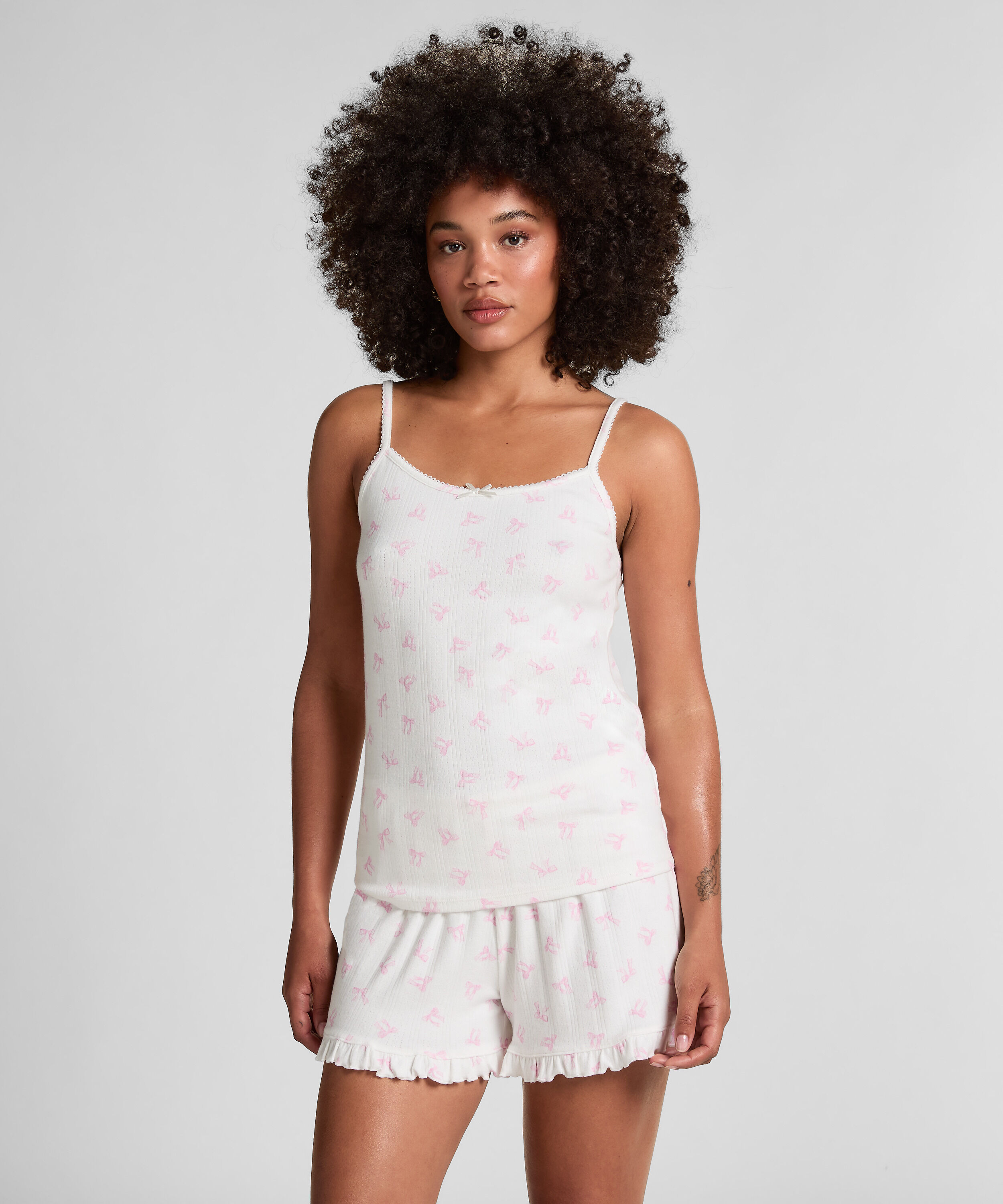 Cami Pointelle, Hvit