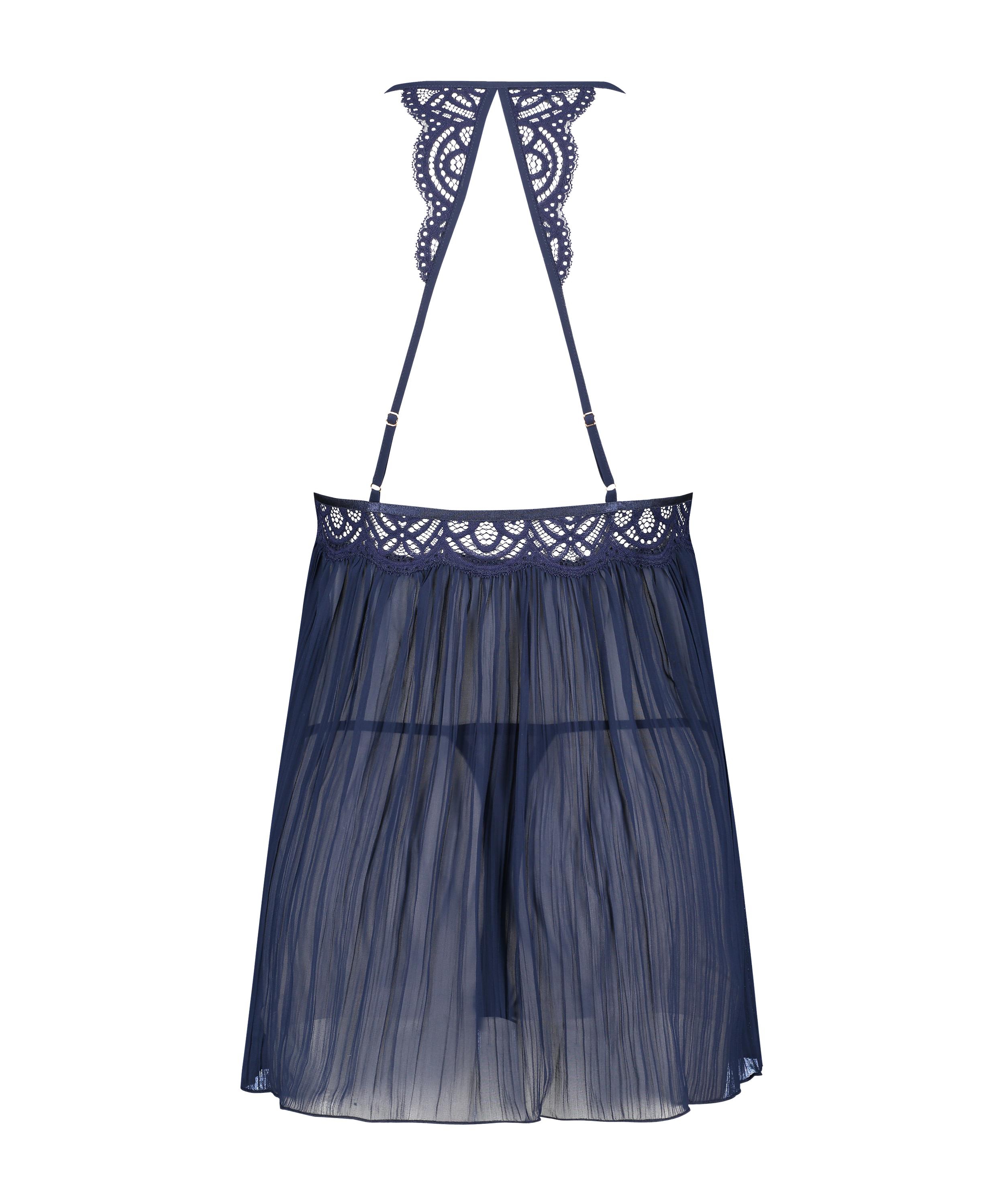 Chiffon babydoll, Blå, main