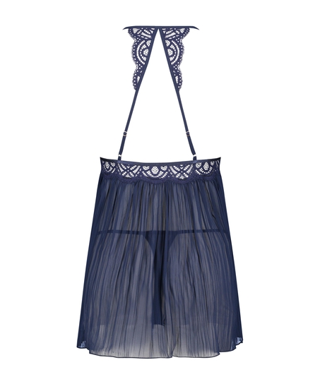 Chiffon babydoll, Blå