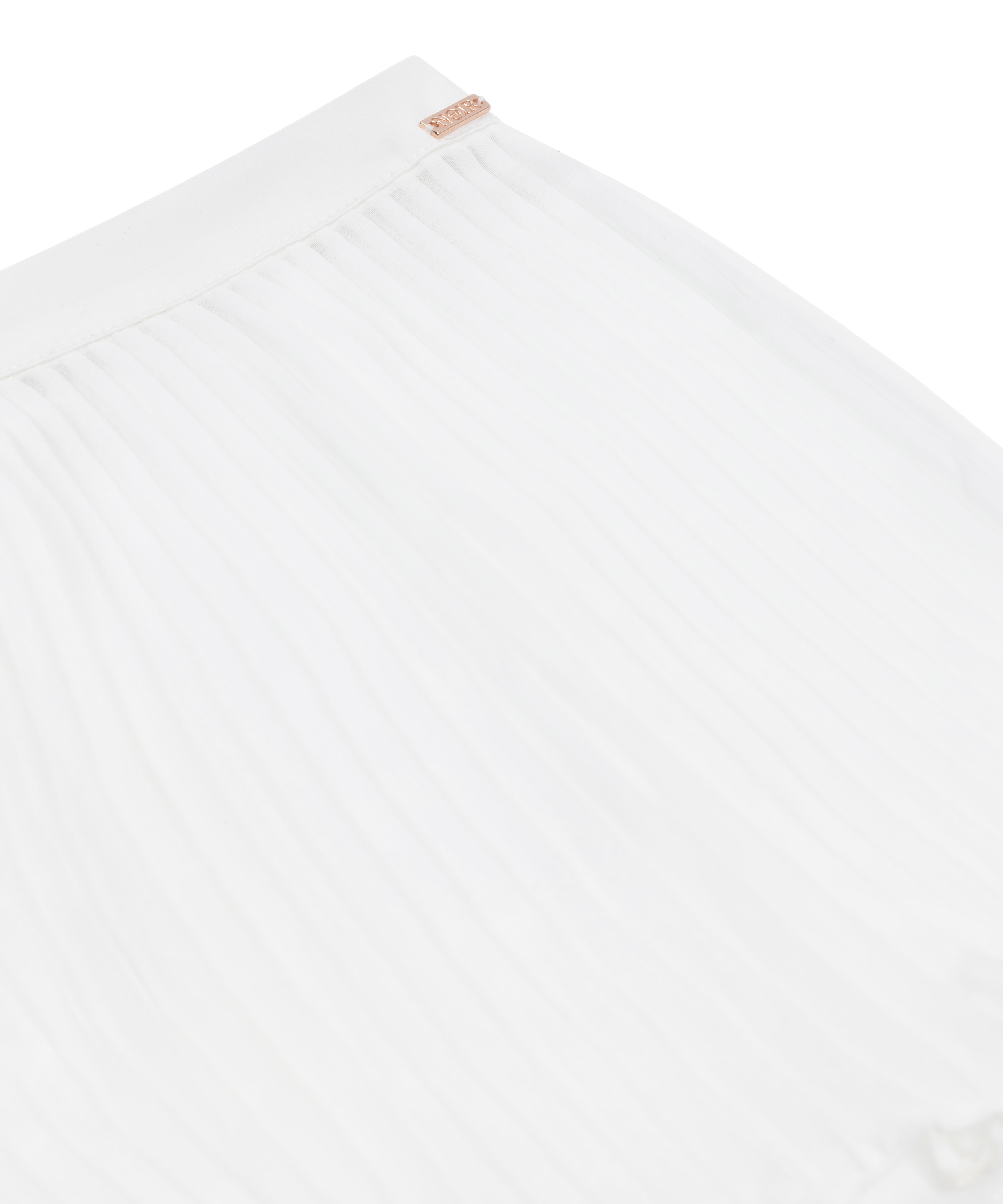 Plisse Short, Hvit, main