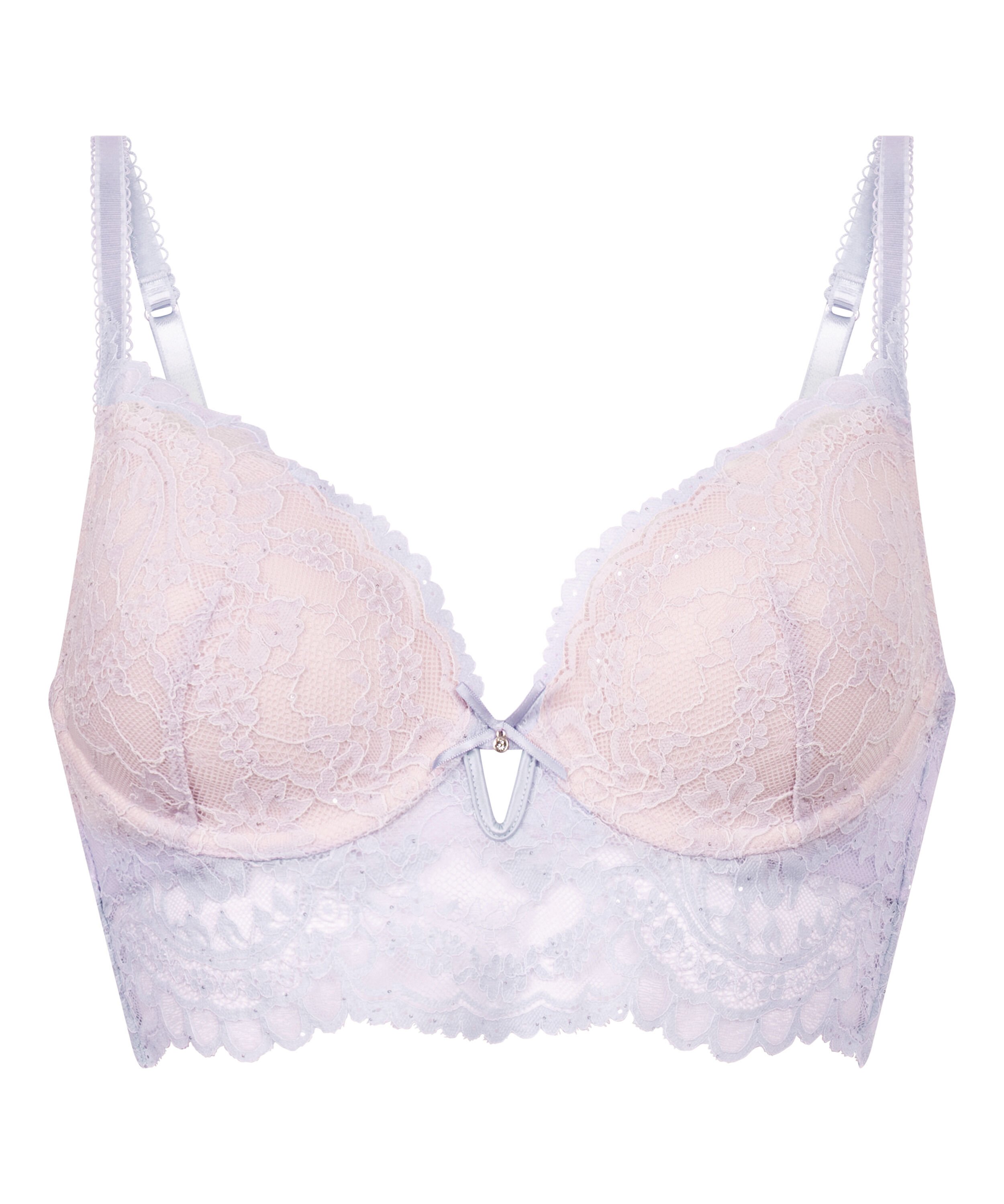 Isadora Longline polstret spile-BH, Lilla
