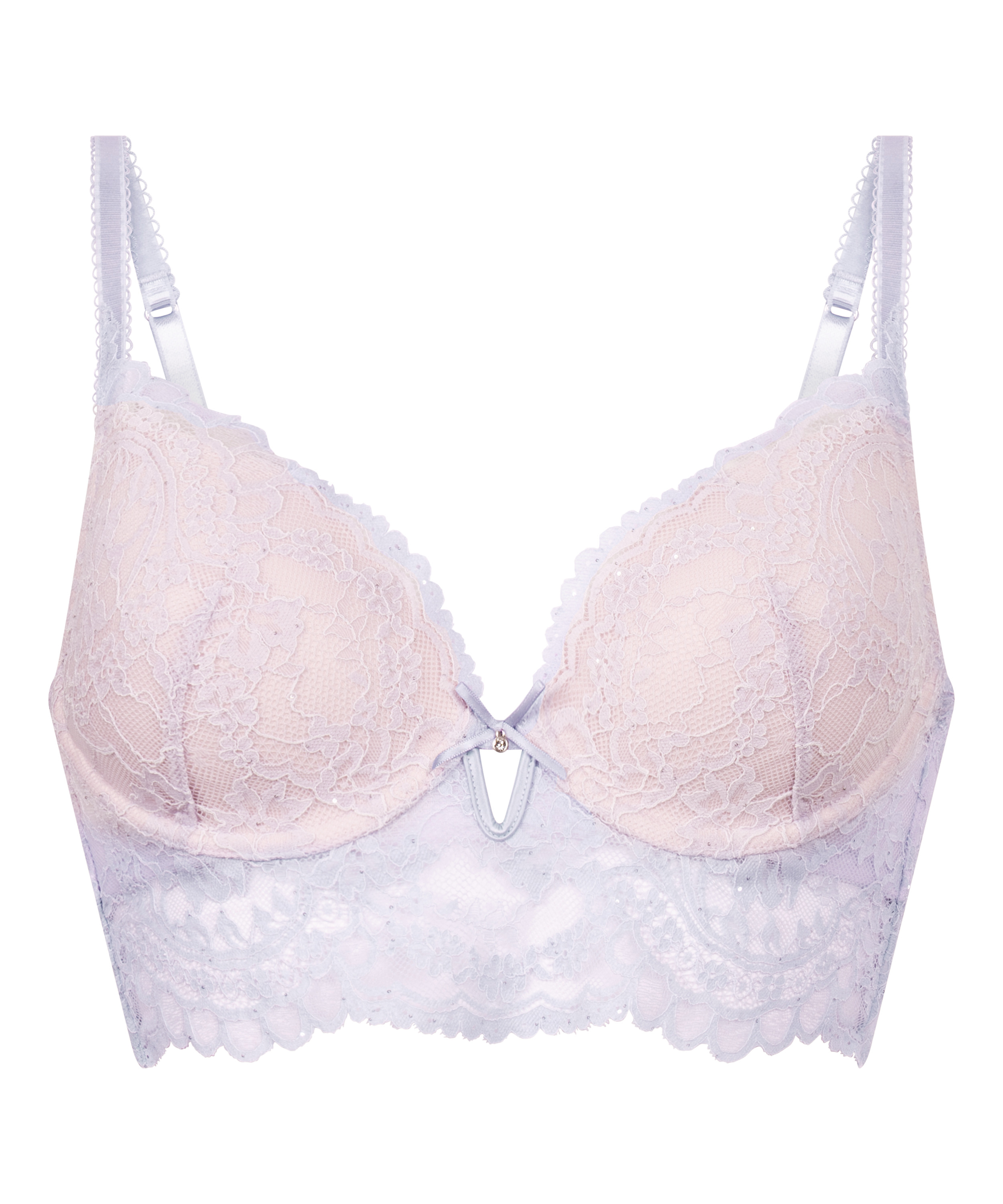 Isadora Longline polstret spile-BH, Lilla, main