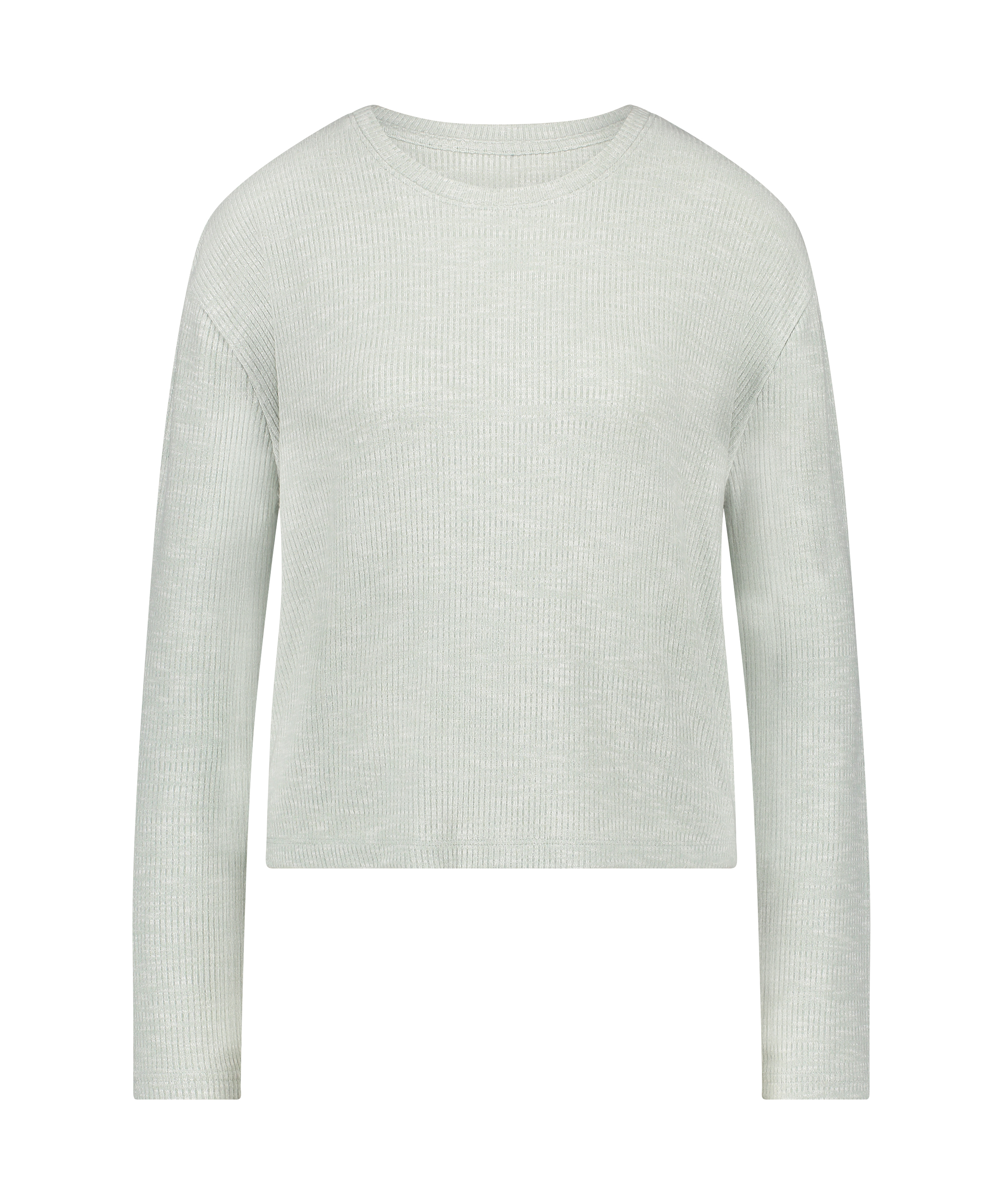 Langermet pyjamastopp, Grønn, main