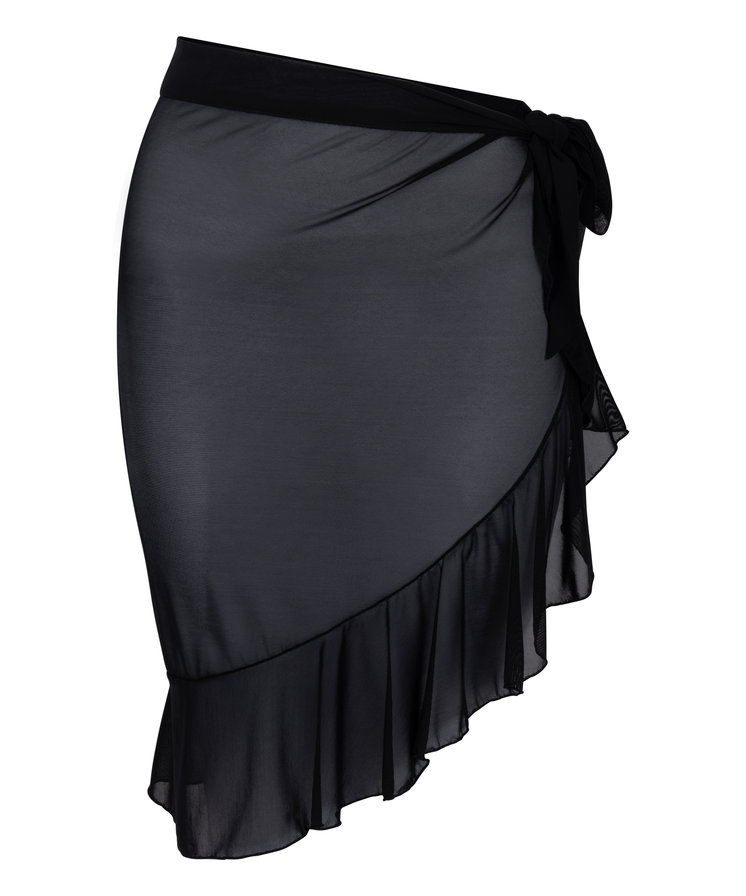 Pareo i mesh, Svart, main