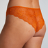 Invisible brasiliansk truse Lace Back, Oransje