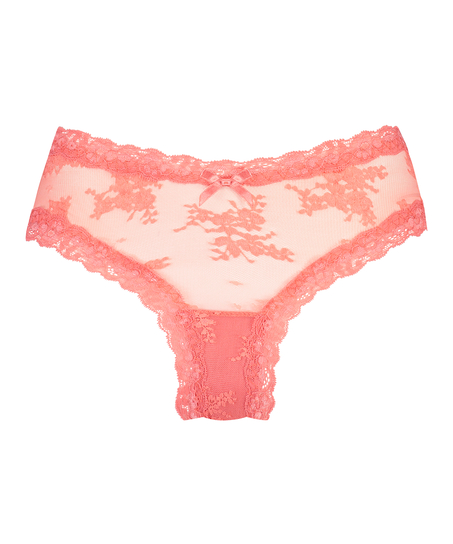Brasiliansk truse V-shape Mesh, Rosa