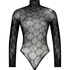 Hunkemöller fishnet-body, Svart