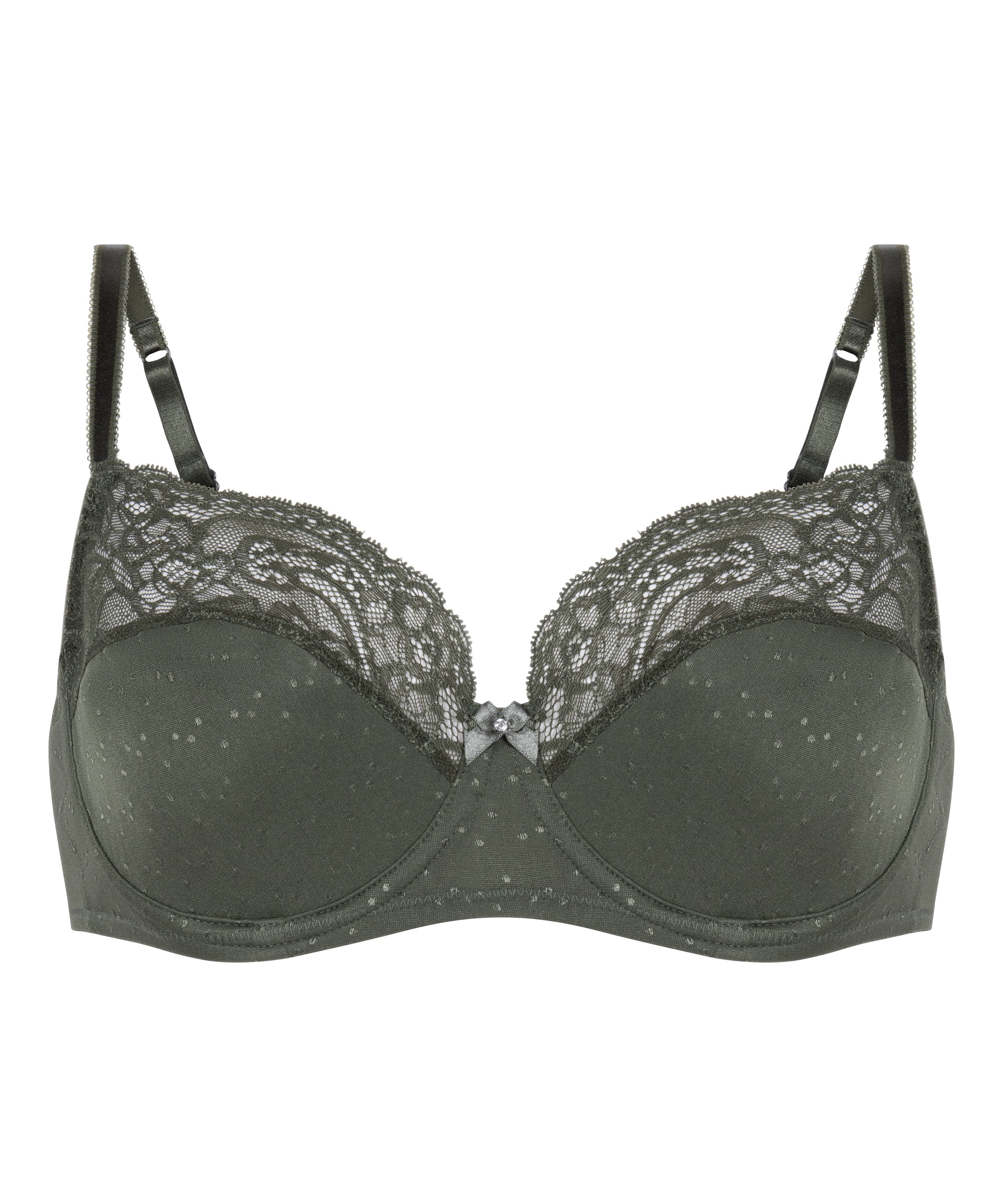 Uvattert bh med b&oslash;yle Sophie, Gr&oslash;nn, main