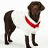 Fleece hunde-onesie, Hvit